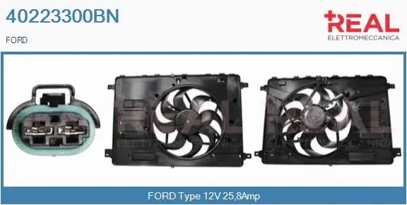 Electric Motor, radiator fan (40223300BN)
