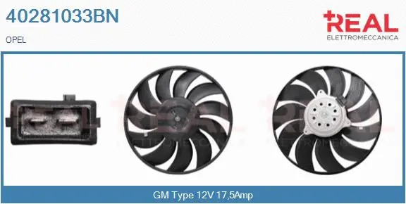 Fan, engine cooling (40281033BN)