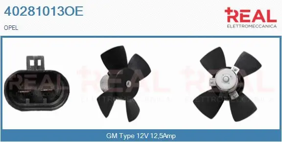 Fan, engine cooling (40281013OE)