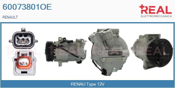 Compressor, air conditioning (60073801OE)