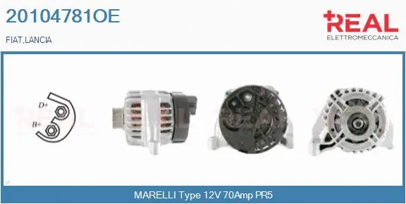 Alternator (20104781OE)
