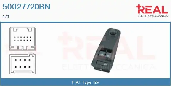 Switch, window regulator (50027720BN)