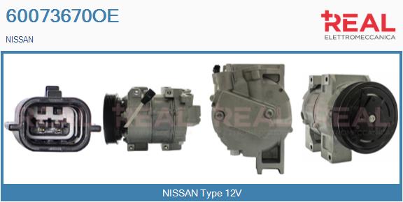 Compressor, air conditioning (60073670OE)