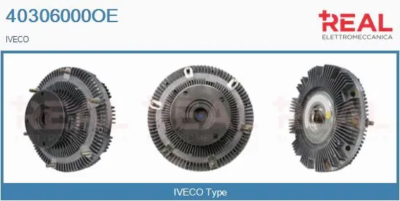 Clutch, radiator fan (40306000OE)