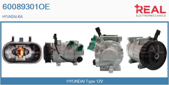 Compressor, air conditioning (60089301OE)