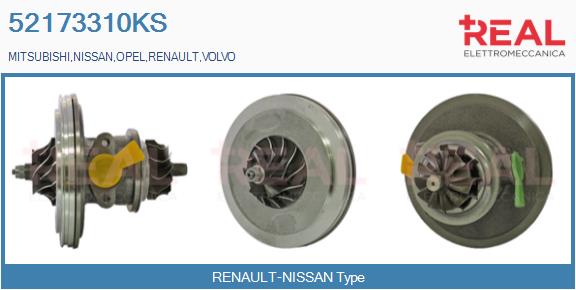 Core assembly, turbocharger (52173310KS)
