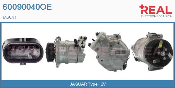 Compressor, air conditioning (60090040OE)