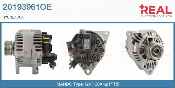 Alternator (20193961OE)
