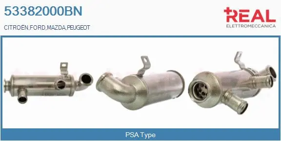 Cooler, exhaust gas recirculation (53382000BN)