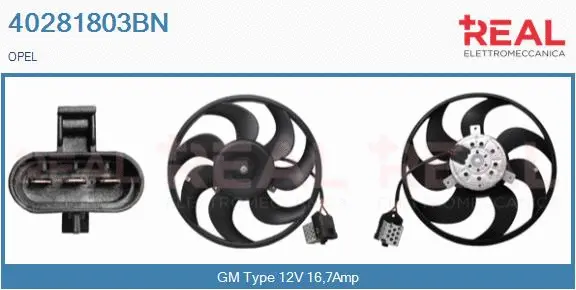Fan, engine cooling (40281803BN)