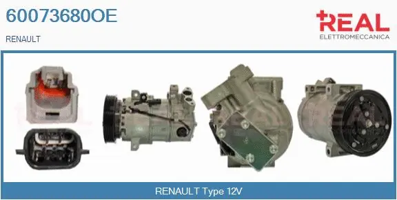 Compressor, air conditioning (60073680OE)