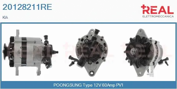 Alternator (20128211RE)