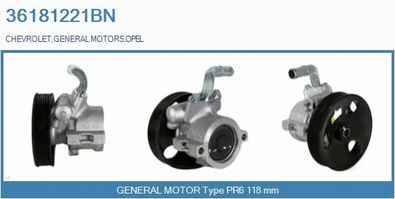 Hydraulic Pump, steering (36181221BN)