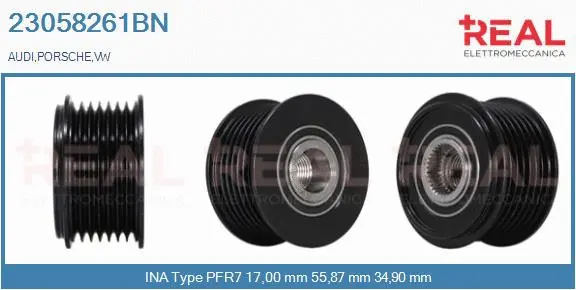 Belt Pulley, alternator (23058261BN)
