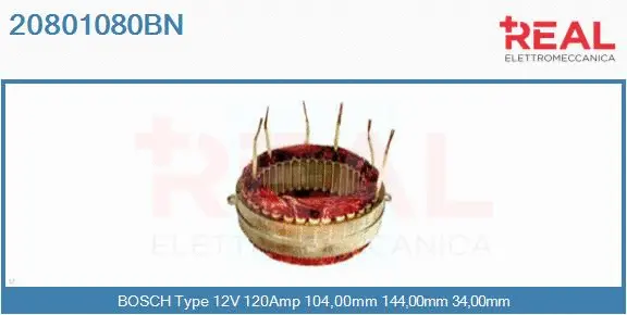 Stator, alternator (20801080BN)