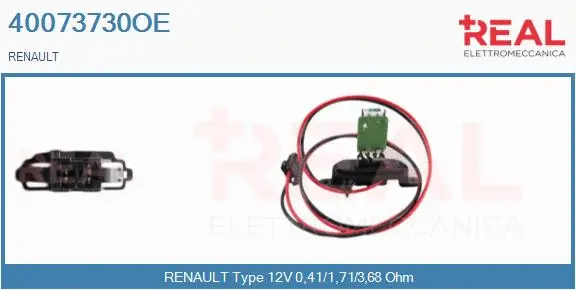Resistor, interior blower (40073730OE)