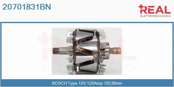 Rotor, alternator (20701831BN)