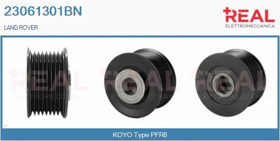 Belt Pulley, alternator (23061301BN)