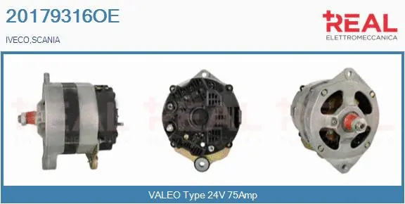 Alternator (20179316OE)
