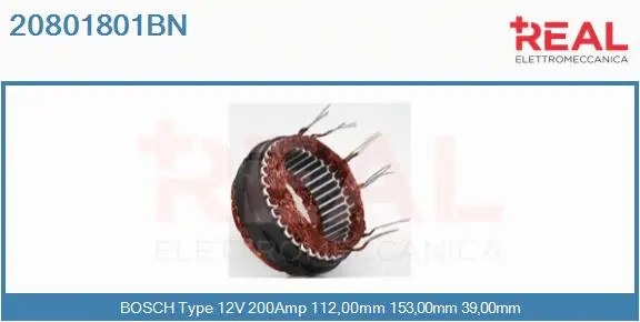 Stator, alternator (20801801BN)