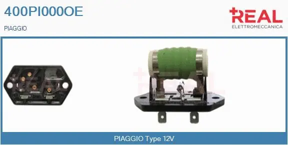 Series resistor, electric motor (radiator fan) (400PI000OE)