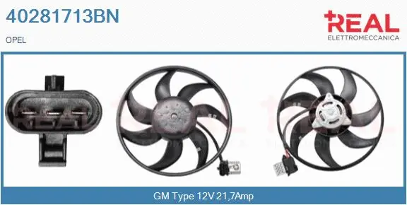 Fan, engine cooling (40281713BN)