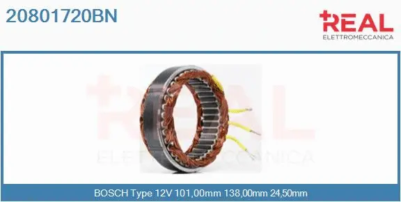 Stator, alternator (20801720BN)