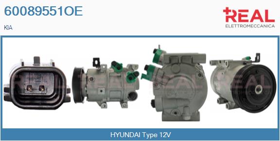 Compressor, air conditioning (60089551OE)