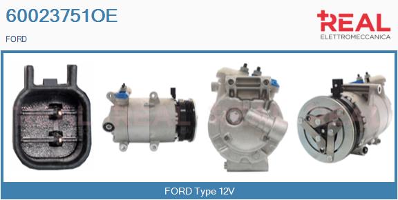 Compressor, air conditioning (60023751OE)