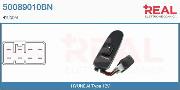 Switch, window regulator (50089010BN)