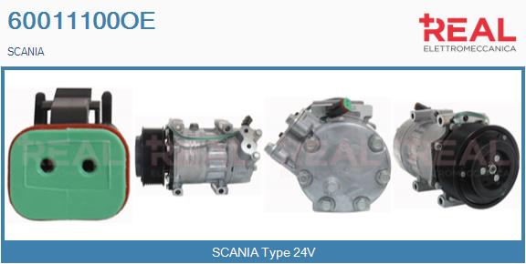 Compressor, air conditioning (60011100OE)