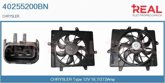 Electric Motor, radiator fan (40255200BN)