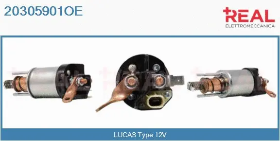 Solenoid Switch, starter (20305901OE)