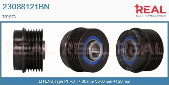 Belt Pulley, alternator (23088121BN)