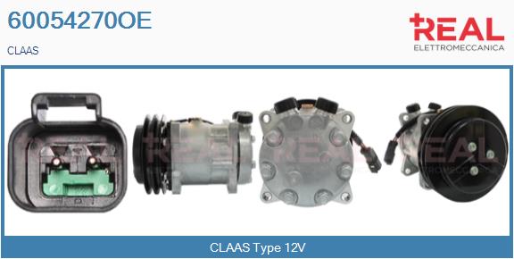 Compressor, air conditioning (60054270OE)