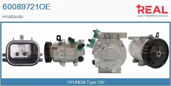 Compressor, air conditioning (60089721OE)