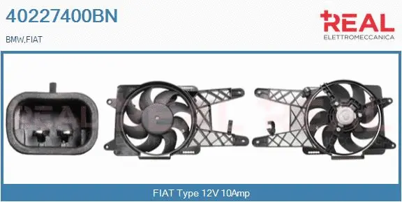 Electric Motor, radiator fan (40227400BN)