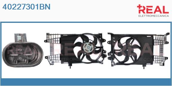 Electric Motor, radiator fan (40227301BN)