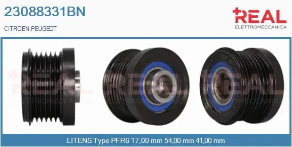 Belt Pulley, alternator (23088331BN)