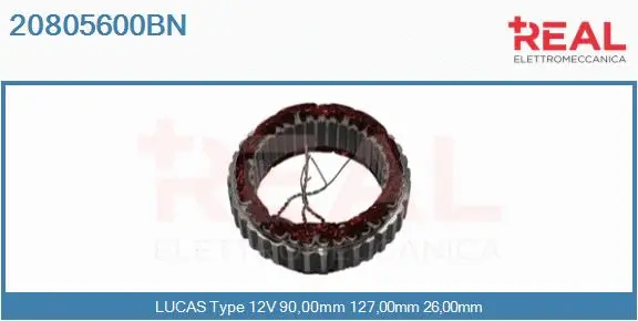 Stator, alternator (20805600BN)