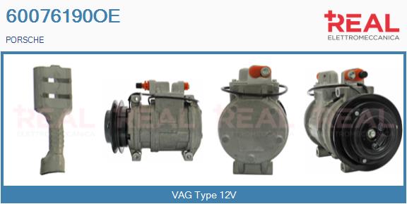 Compressor, air conditioning (60076190OE)