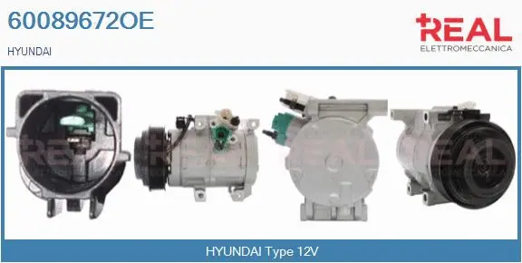 Compressor, air conditioning (60089672OE)