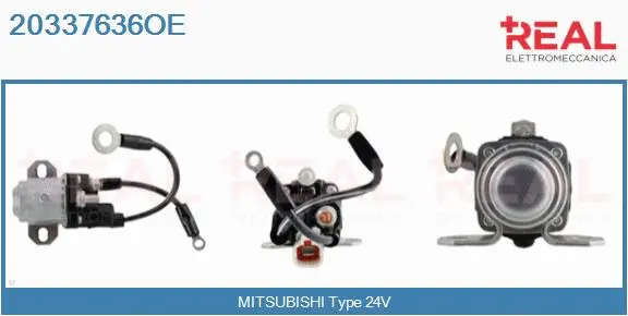 Solenoid Switch, starter (20337636OE)