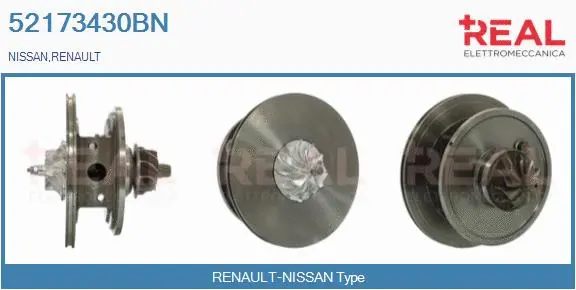 Core assembly, turbocharger (52173430BN)