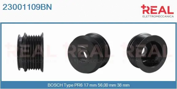 Belt Pulley, alternator (23001109BN)