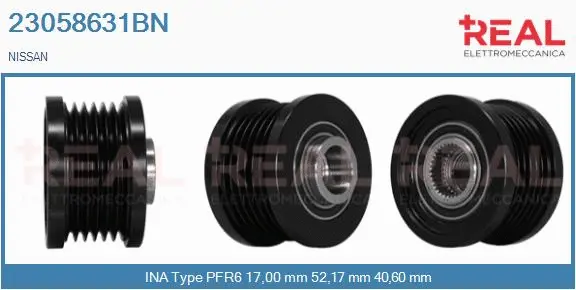 Belt Pulley, alternator (23058631BN)