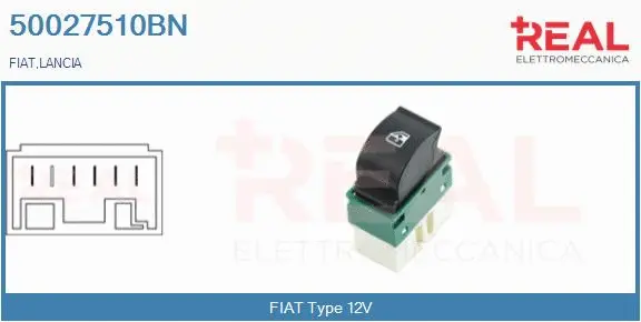 Switch, window regulator (50027510BN)