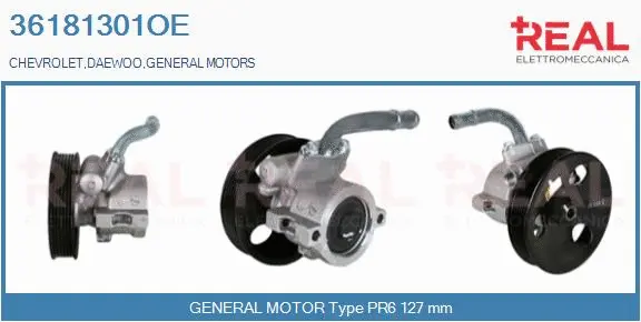 Hydraulic Pump, steering (36181301OE)