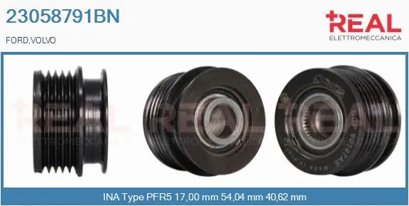 Belt Pulley, alternator (23058791BN)