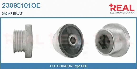 Belt Pulley, alternator (23095101OE)